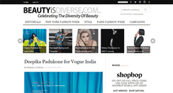 Desktop Screenshot of beautyisdiverse.com