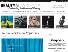 Tablet Screenshot of beautyisdiverse.com